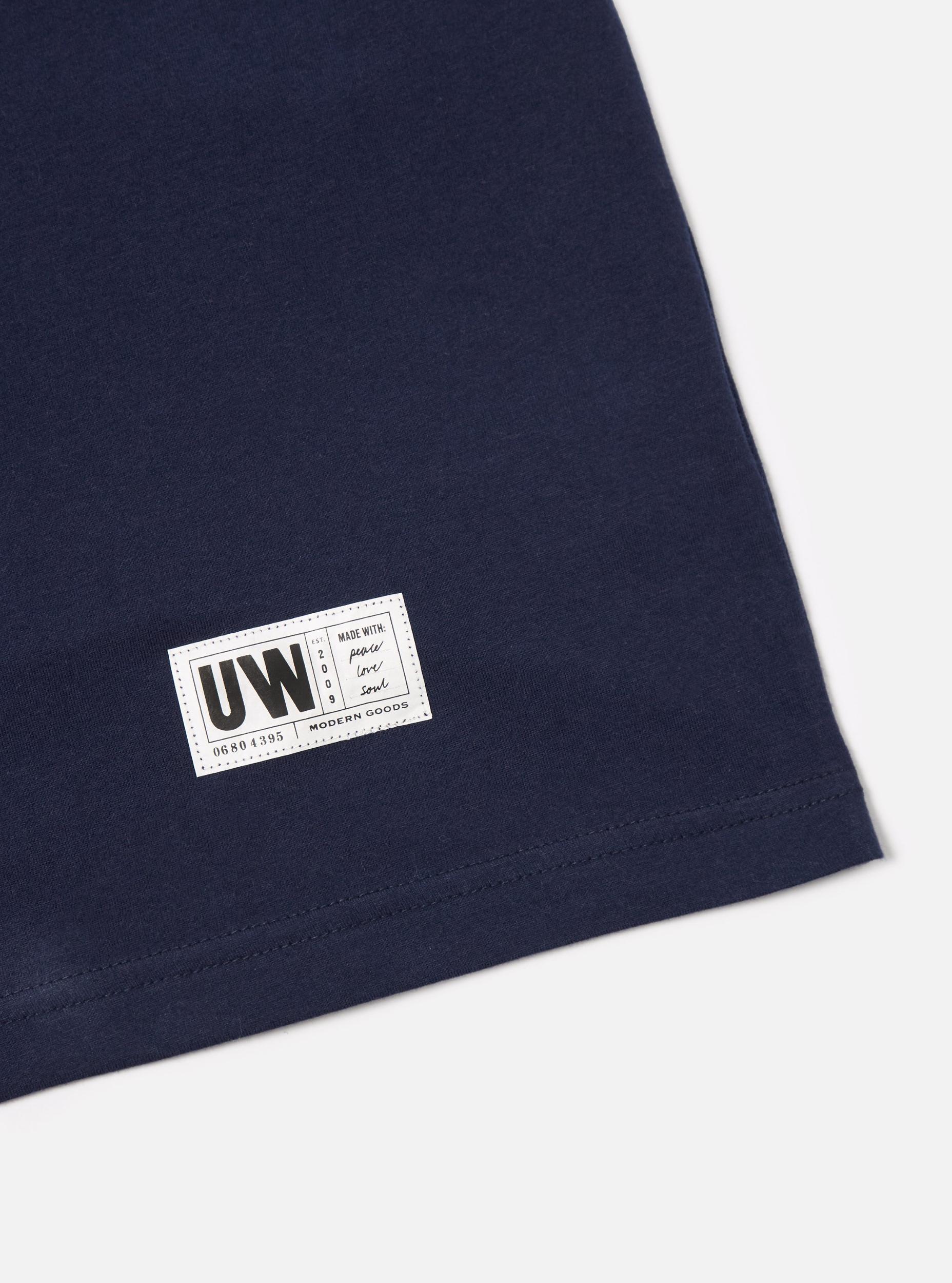 Universal Works Loose Tee in Navy Single Jersey Product Image