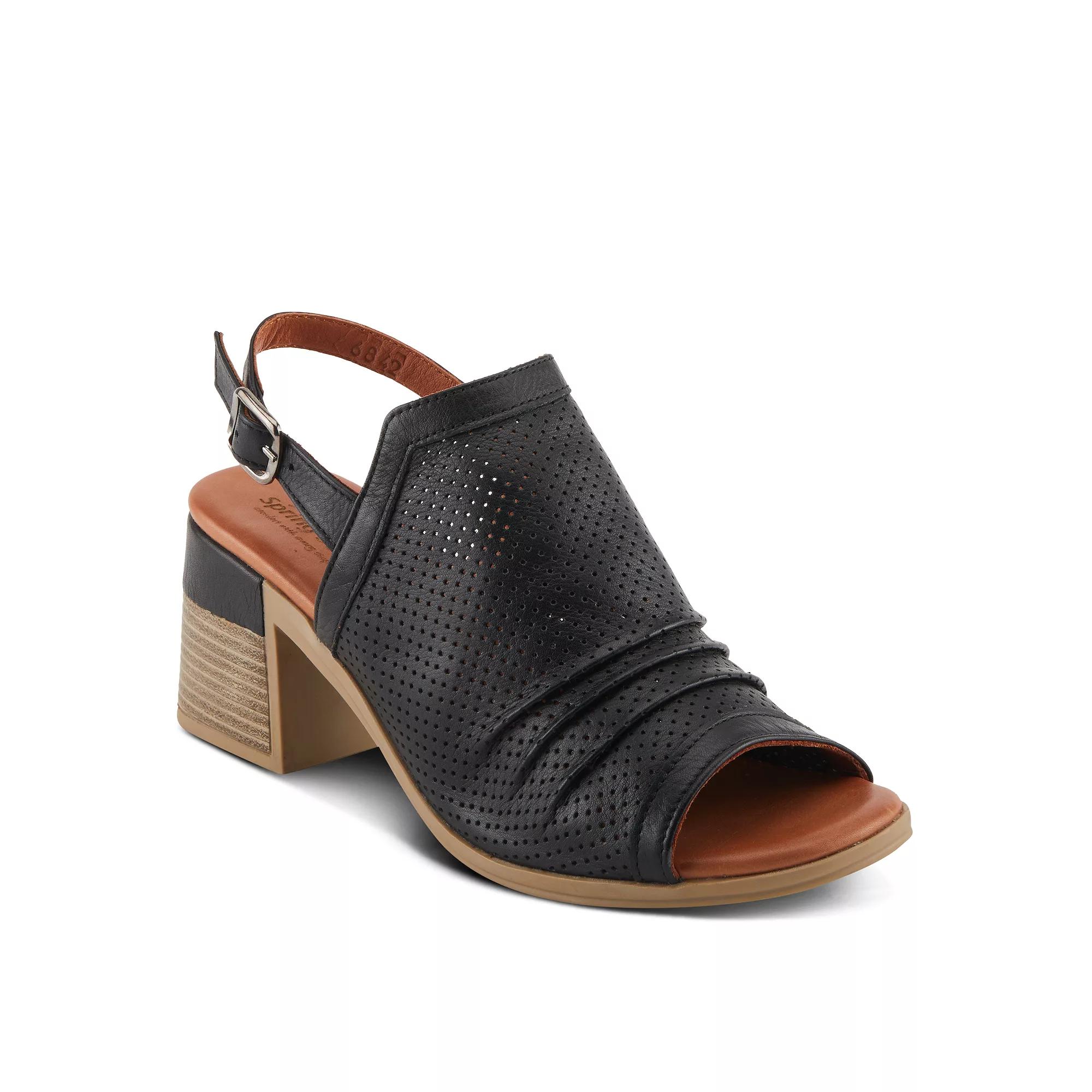 Spring Step Noctium Women's Slingback Sandals, Size: 42, Black Product Image