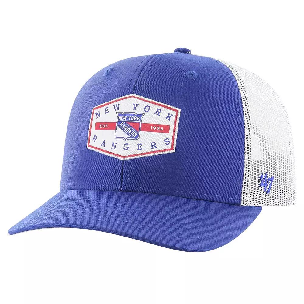 Men's '47 Blue New York Rangers Convoy Trucker Adjustable Hat, Ran Blue Product Image