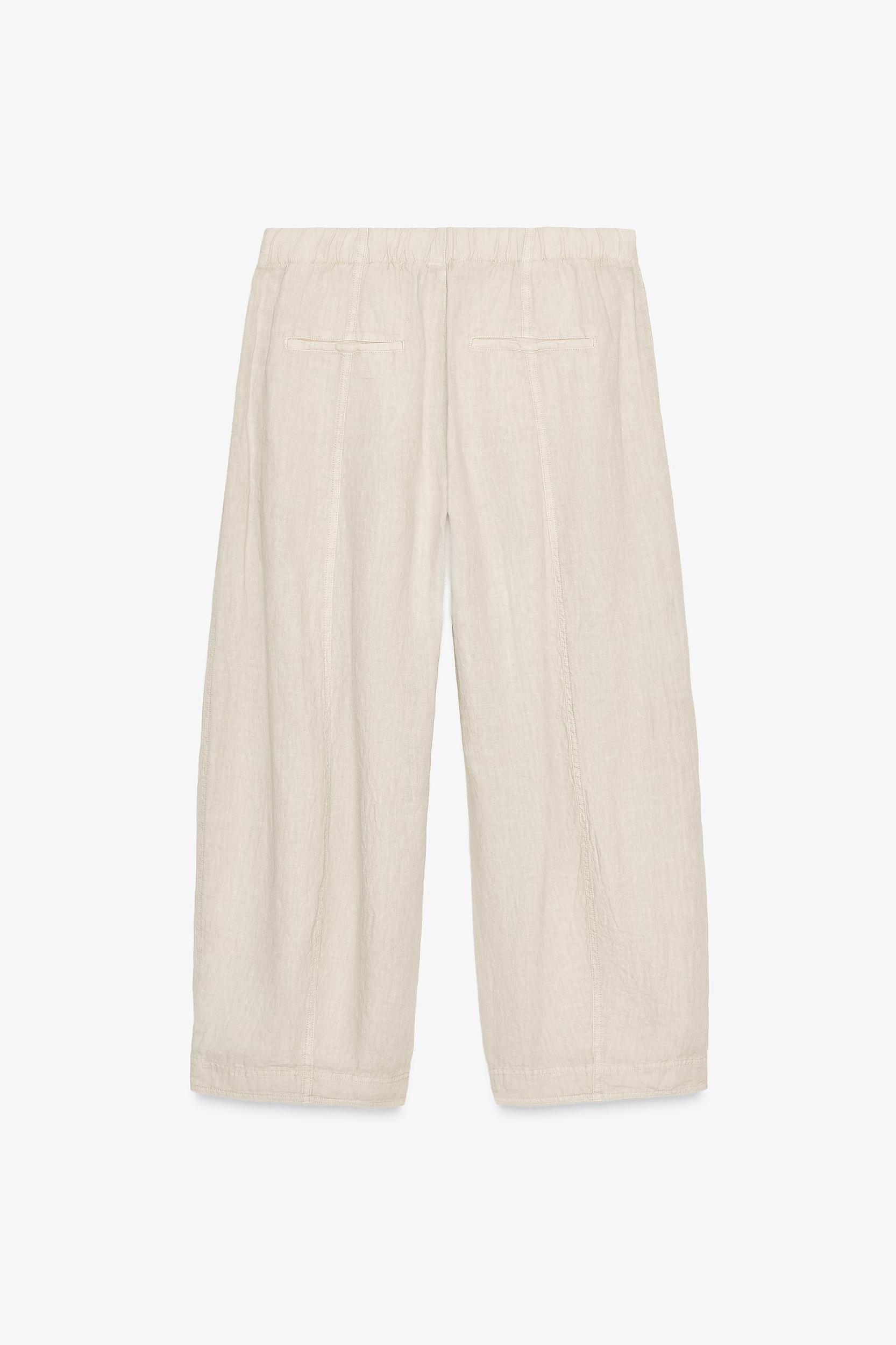 ZW COLLECTION LINEN PANTS Product Image