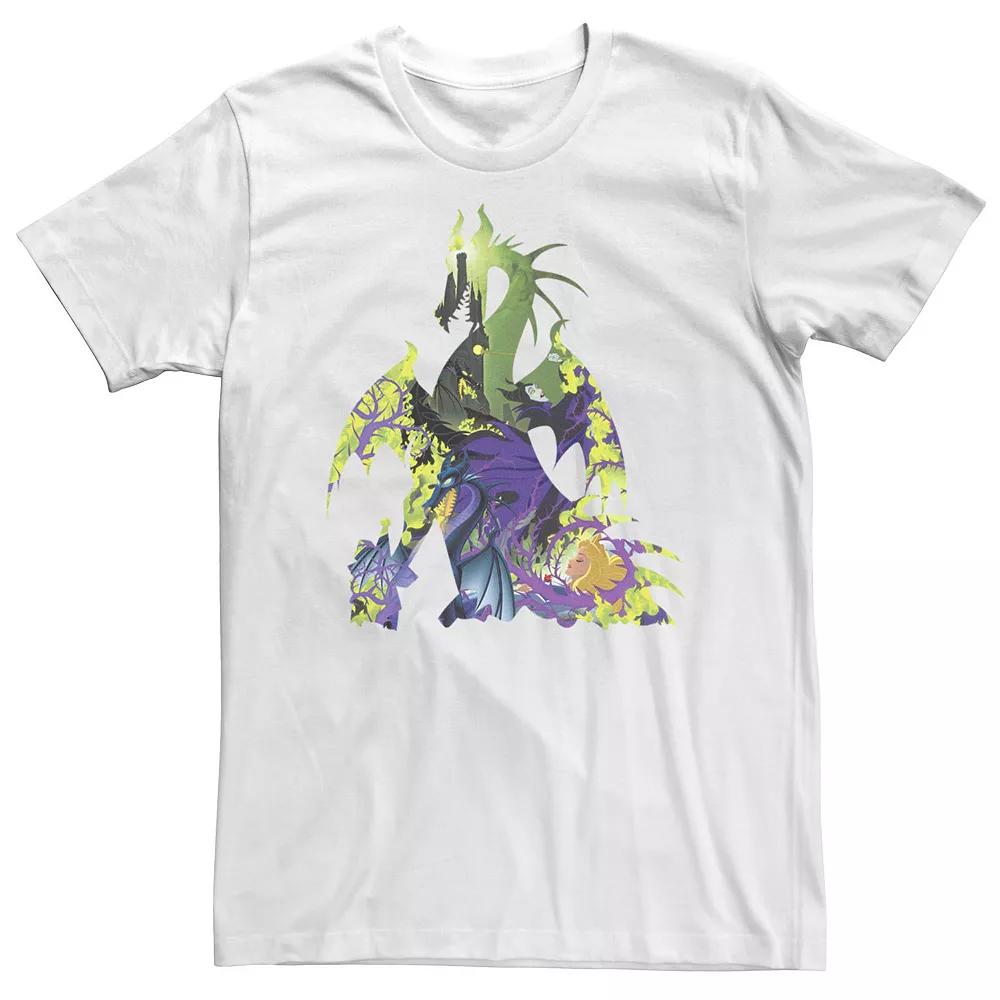 Big & Tall Disney Sleeping Beauty Maleficent Dragon Silhouette Tee, Men's,  Product Image