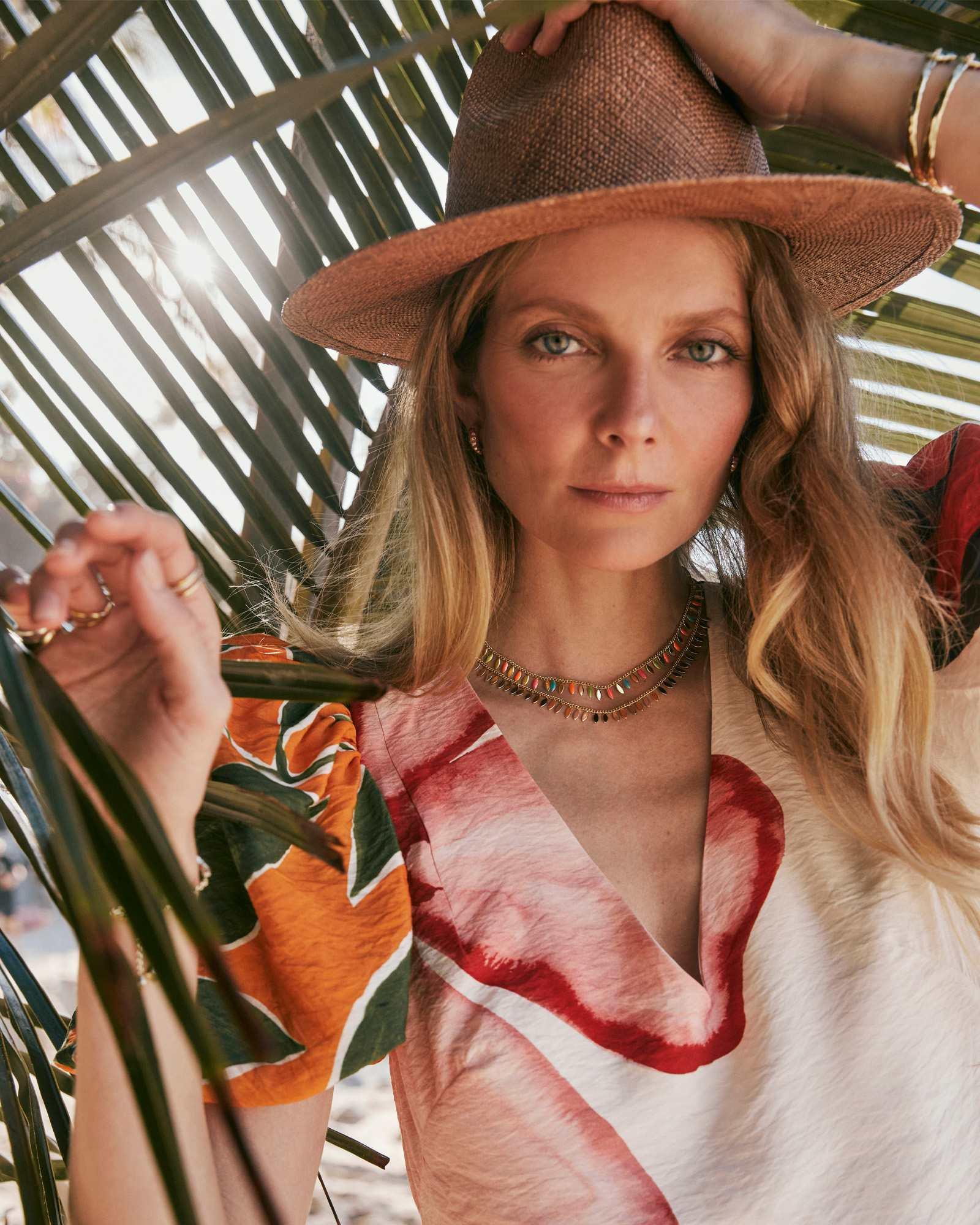 Kayla Gold Strand Necklace Product Image