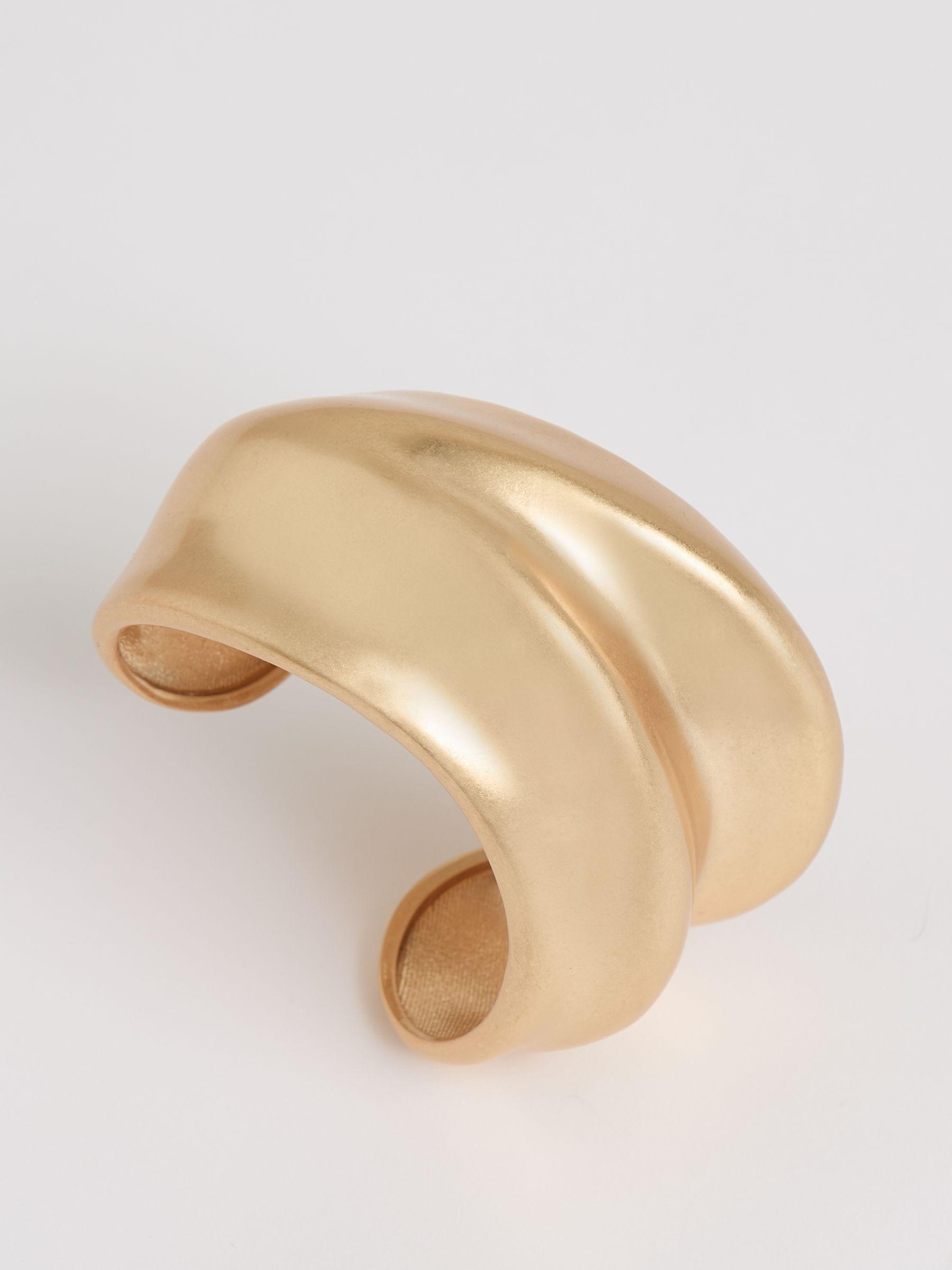 Sculptural Cuff in Gold Tone Product Image