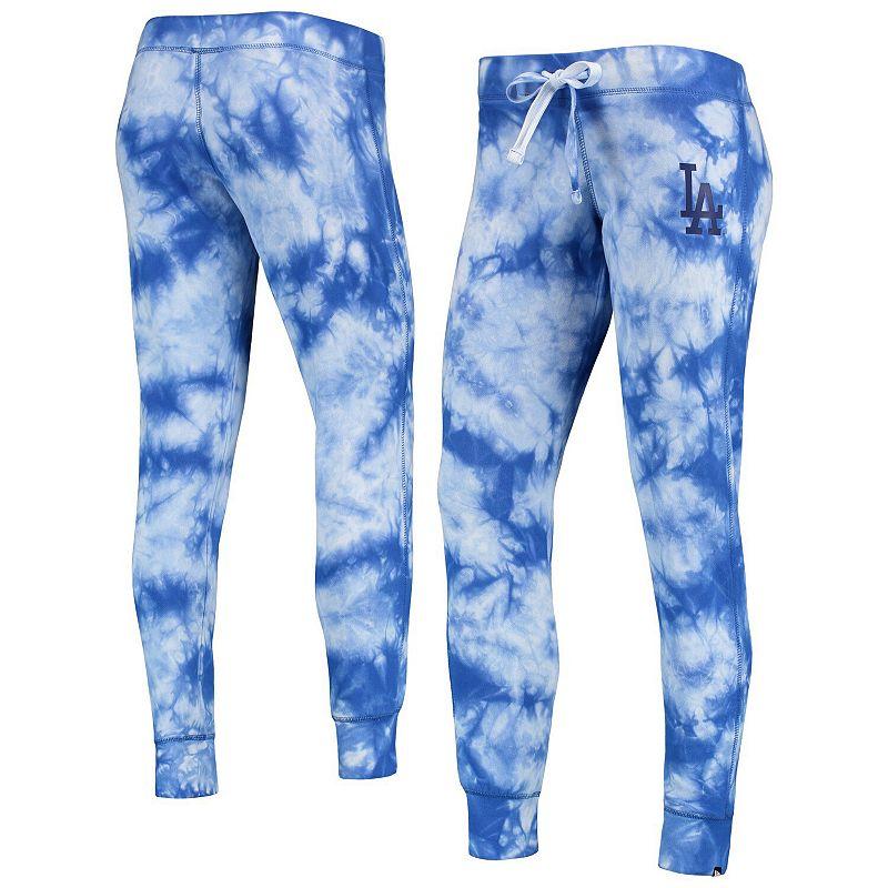 Women's New Era Royal Los Angeles Dodgers Tie-Dye Jogger Pants,  Product Image