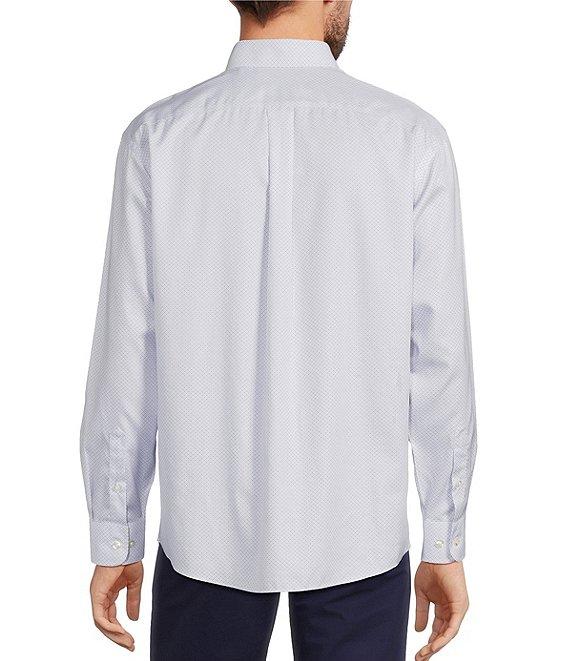 Gold Label Roundtree & Yorke Big & Tall Non-iron Long Sleeve Geo Dot Print Sport Shirt Product Image