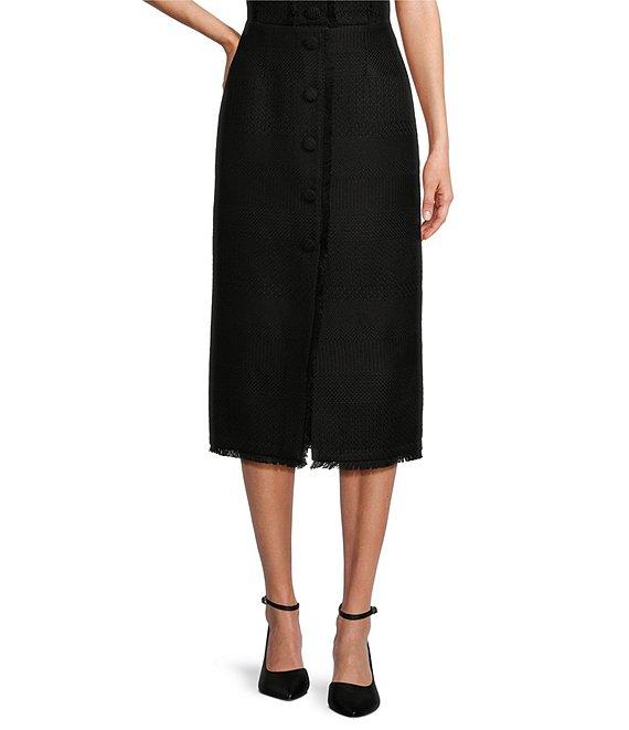 Antonio Melani Murielle Tweed Midi Skirt Product Image