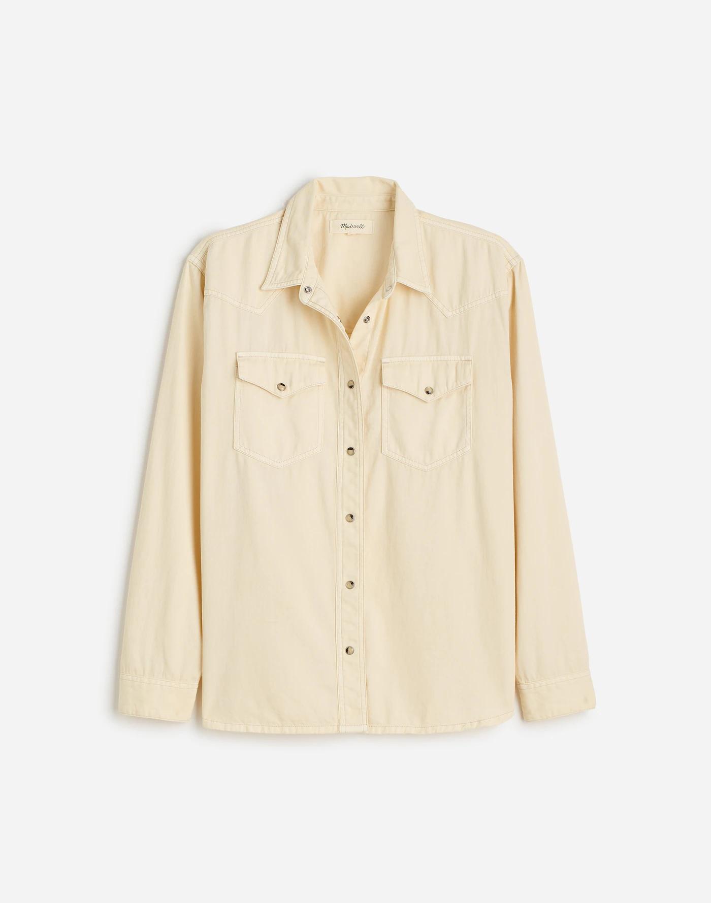 Denim Western Shirt Product Image