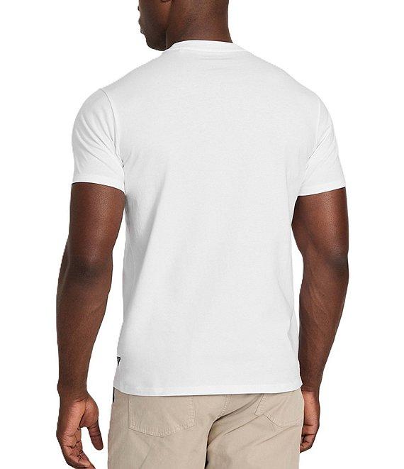 Guess Logo Embroidered Short Sleeve T-Shirt Product Image