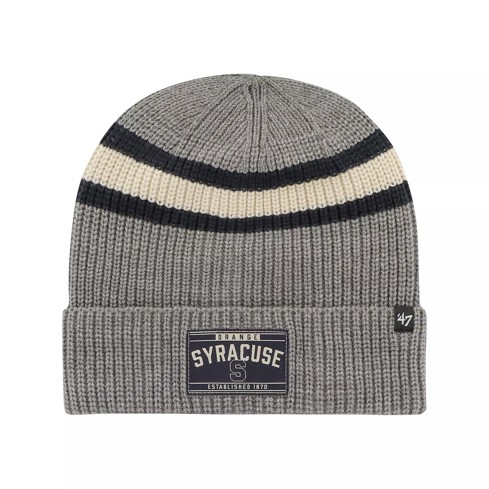 Men's '47 Charcoal Syracuse Orange Penobscot Cuffed Knit Hat Product Image