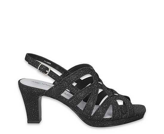 Easy Street Jetty Women's Slingback Heeled Platform Sandals,  Product Image