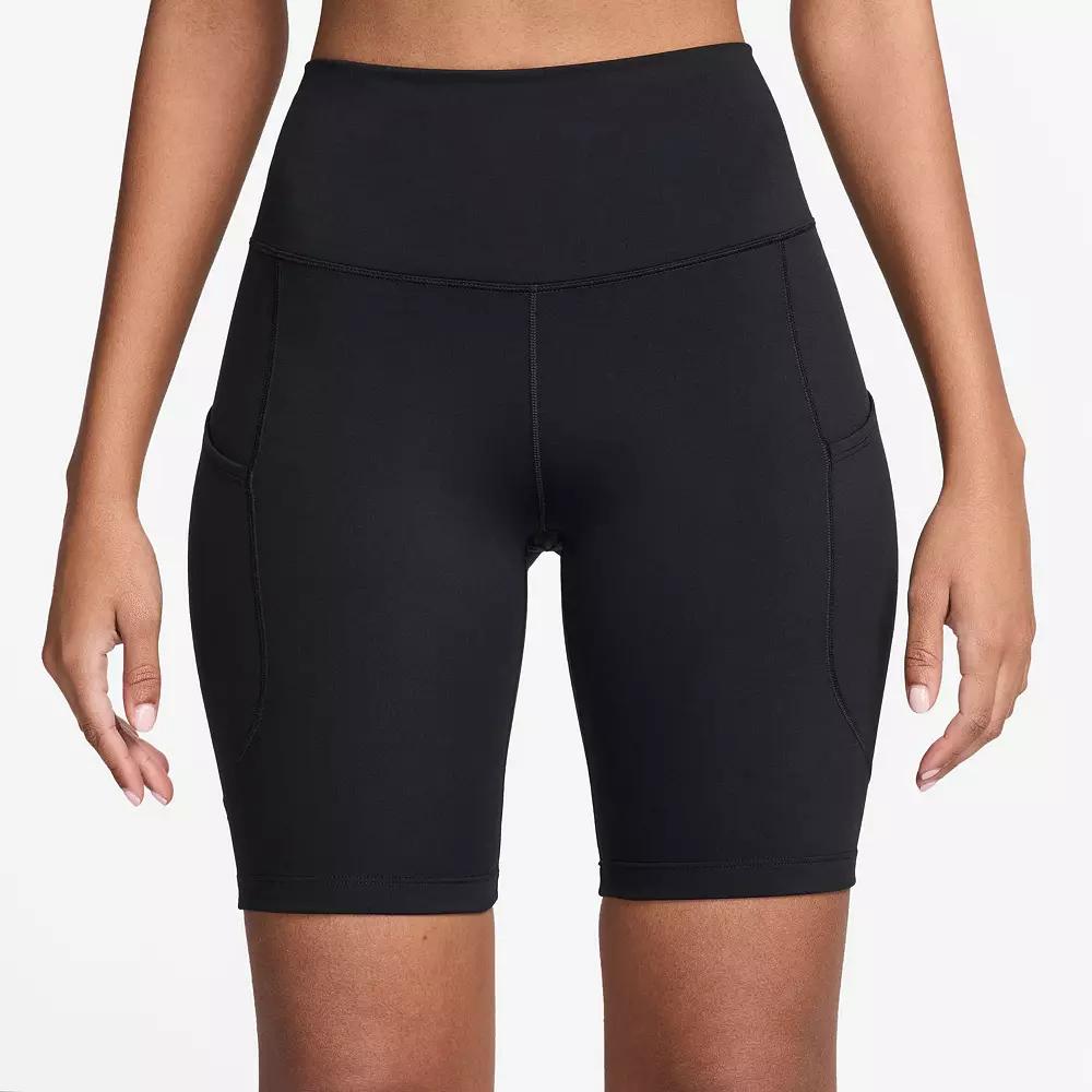Women's Nike One 8-in. High-Waisted Pocketed Biker Shorts,  Product Image