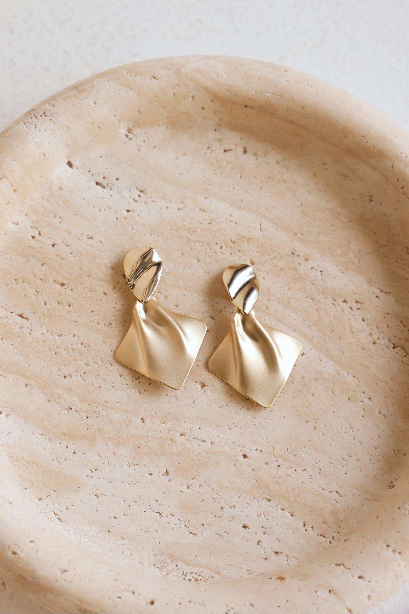 Day In The Life Earrings Gold Product Image