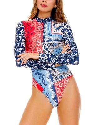 Mei Atma Rash Guard One Piece Swimsuit Product Image