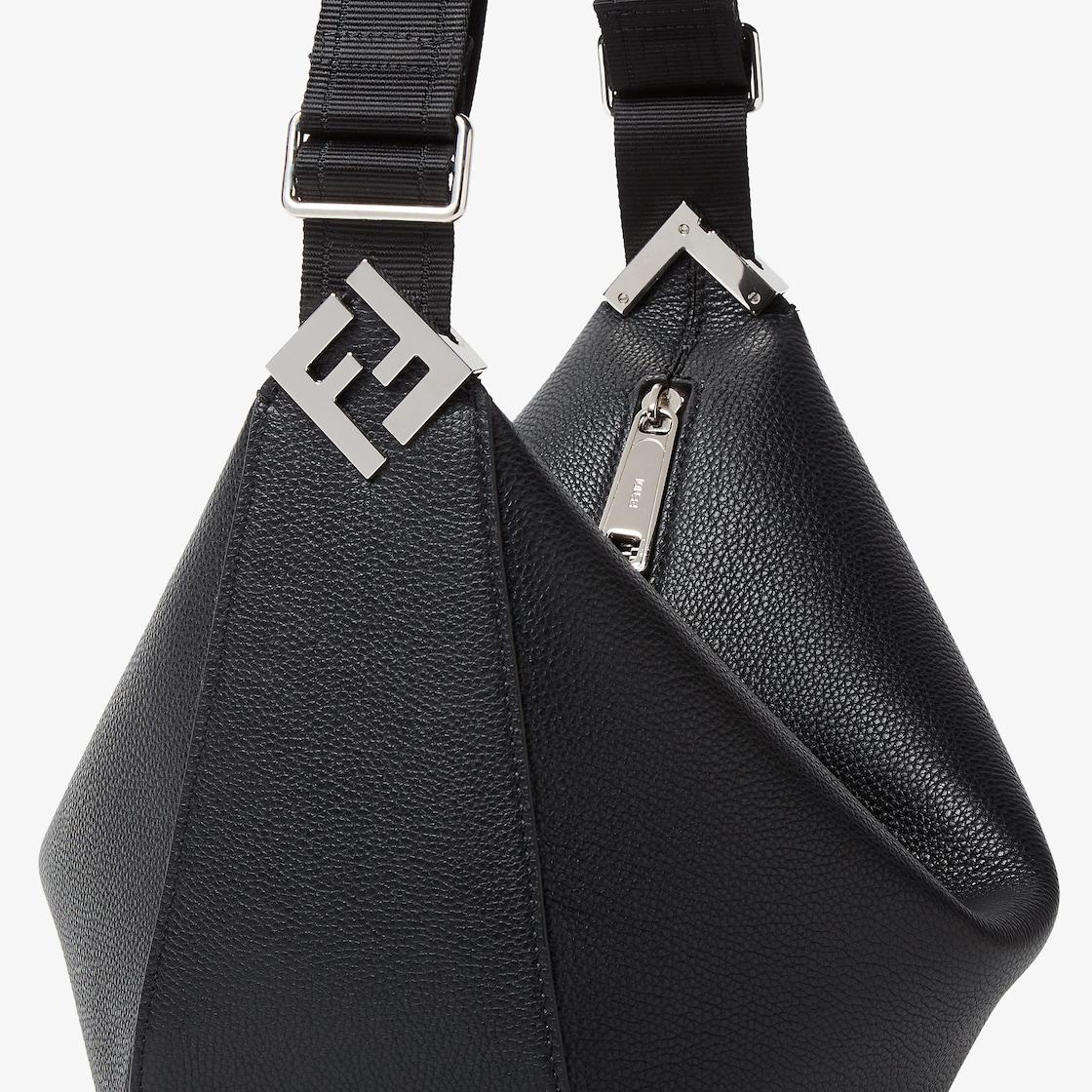 Medium FF Squared Fendi MelonBlack leather bag Product Image