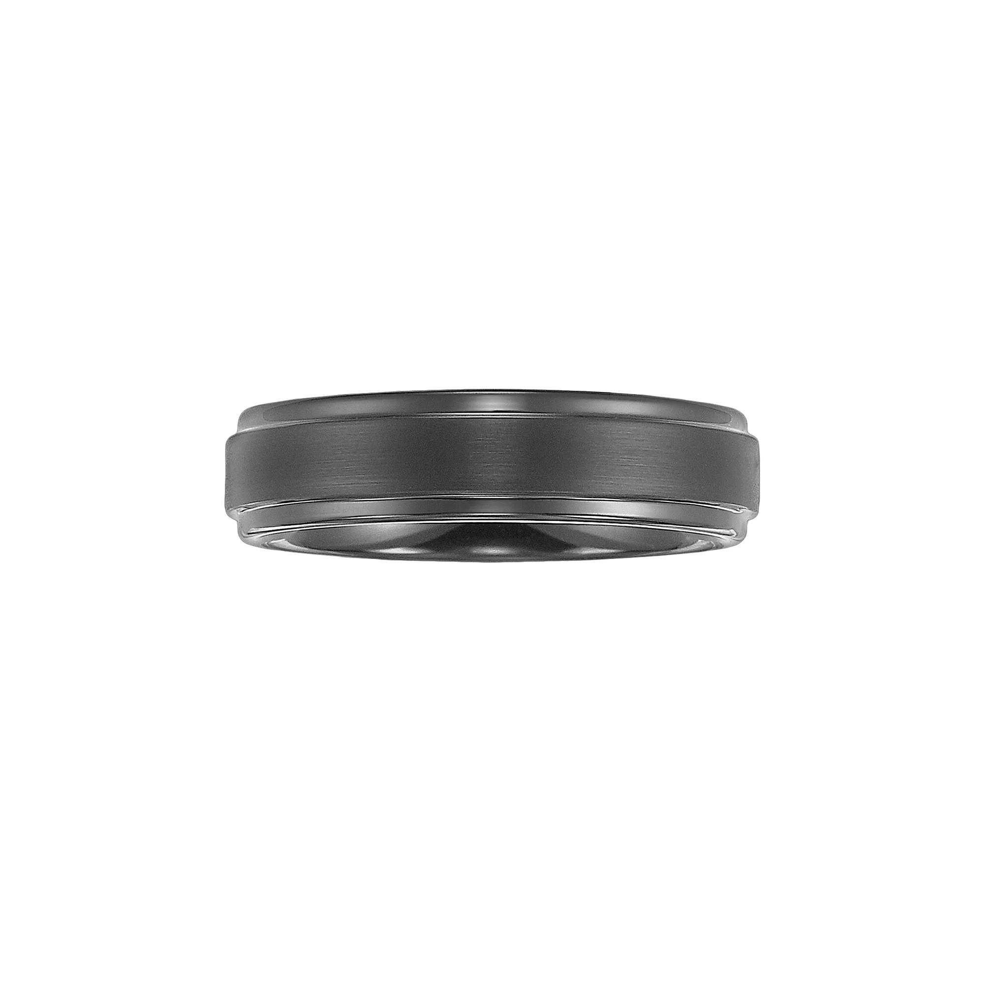 AXL Tungsten Carbide Black Ion Men's Wedding Band, Size: 9 Product Image