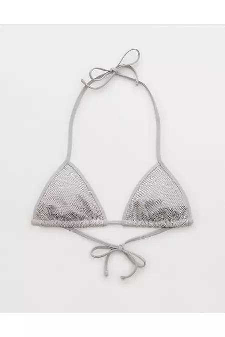 Aerie The Sun-Lover Metallic Bikini Top Women's Product Image