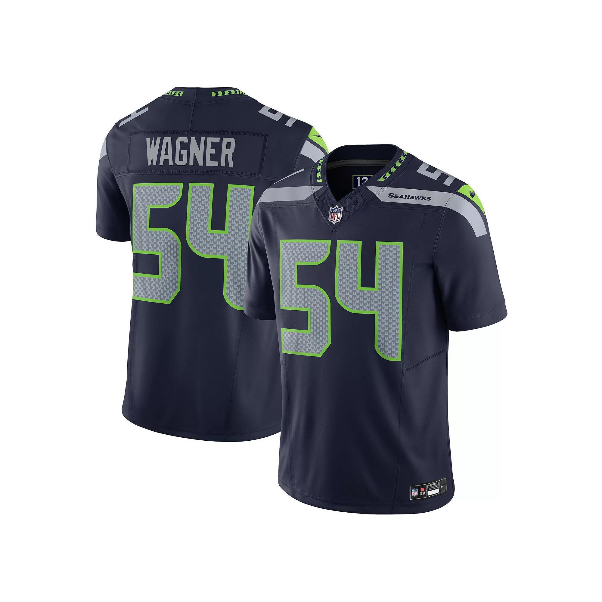 Men's Nike Bobby Wagner Navy Seattle Seahawks Vapor F.U.S.E. Limited Jersey, Size: Medium, Blue Product Image