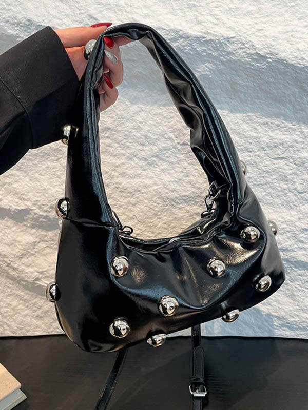 Geometric Rivet Handbags Shoulder Bags Product Image