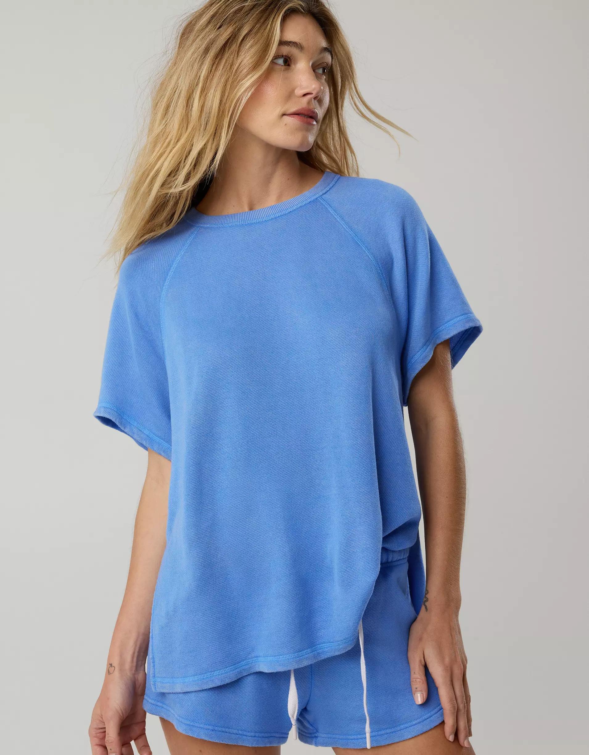 OFFLINE By Aerie Keep It 100 Terry Oversized T-Shirt Product Image