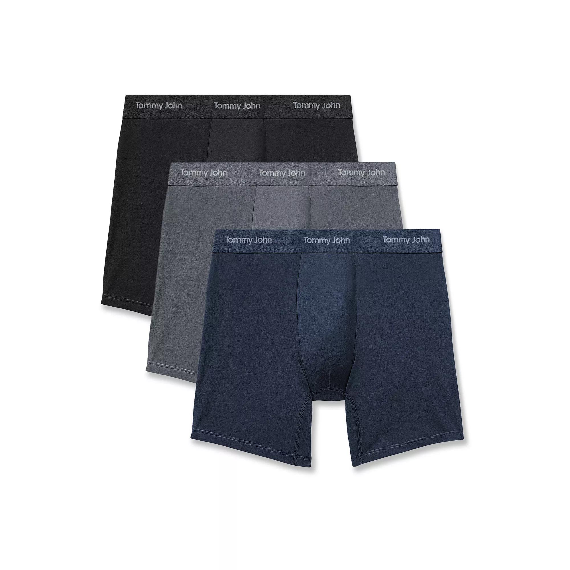 Mens Tommy John 3-Pack Luxe Modal Boxer Briefs Product Image