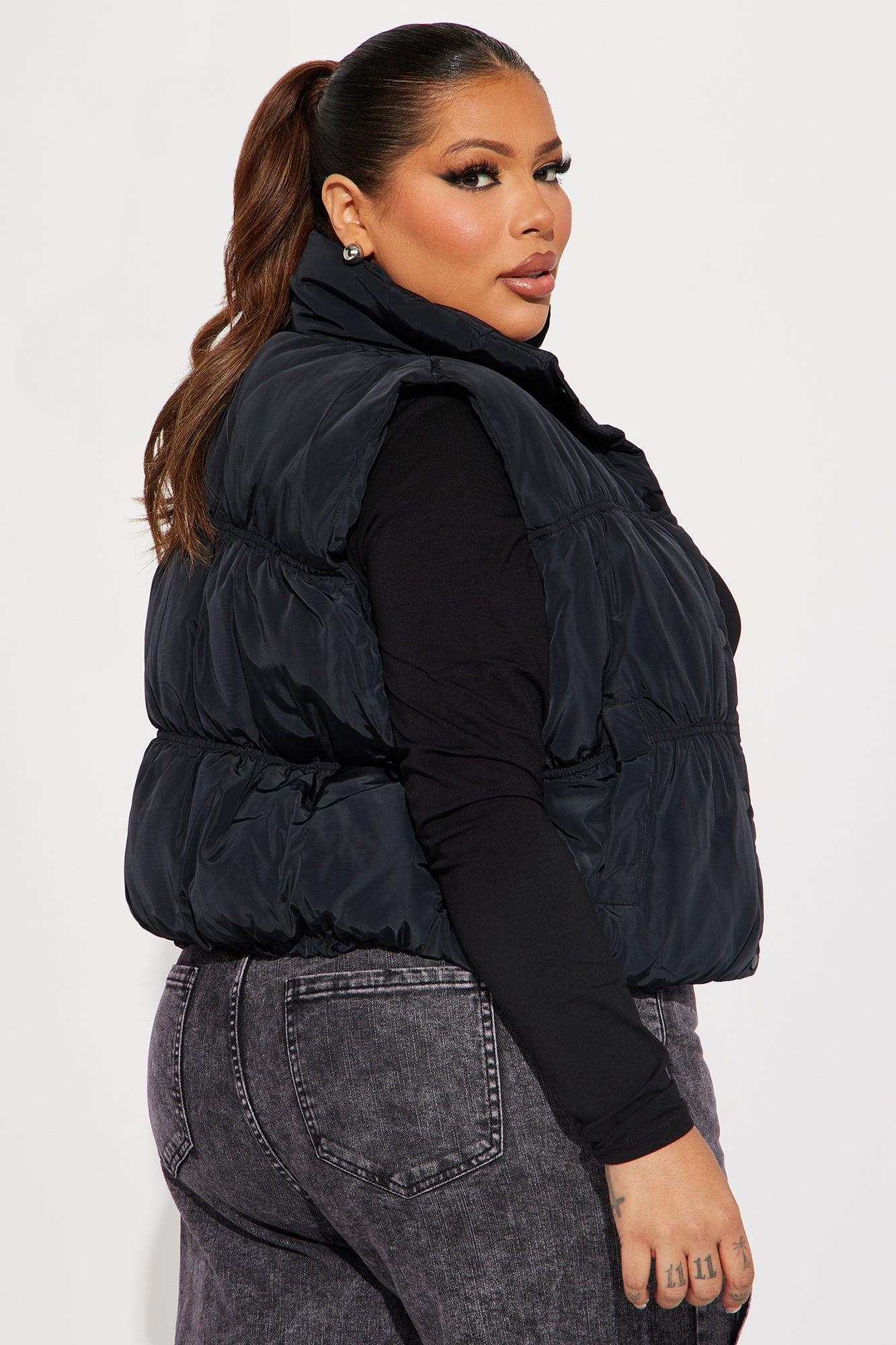 Stella Puffer Vest - Black Product Image