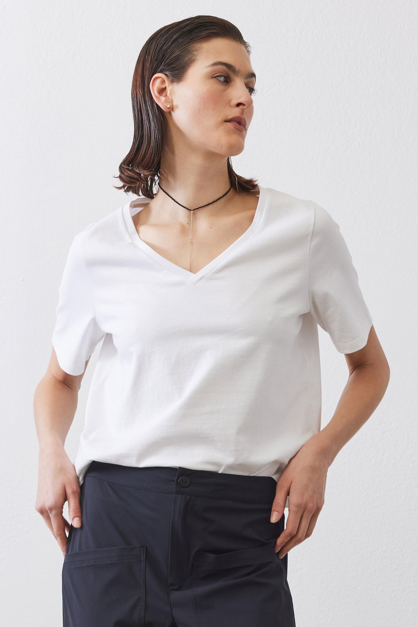 Classic Cotton V-Neck Product Image