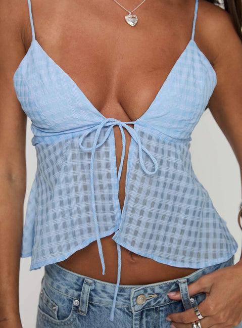 Elizaveta Top Blue Product Image