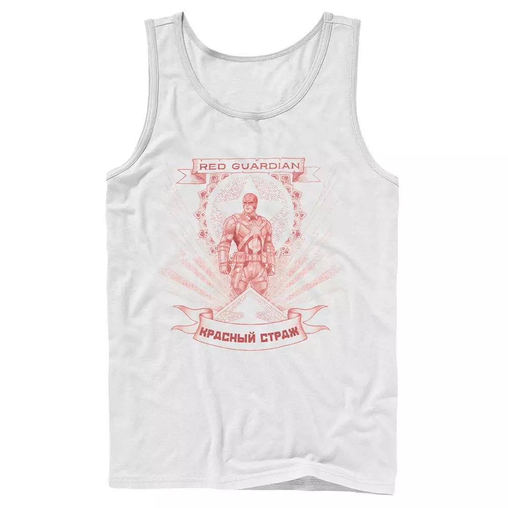 Men's Marvel Black Widow Red Guardian Red Hue Portrait Tank Top,  Product Image
