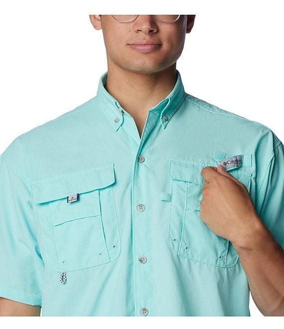Columbia PFG Bahama II Relaxed Fit Solid Short Sleeve Woven Shirt Product Image
