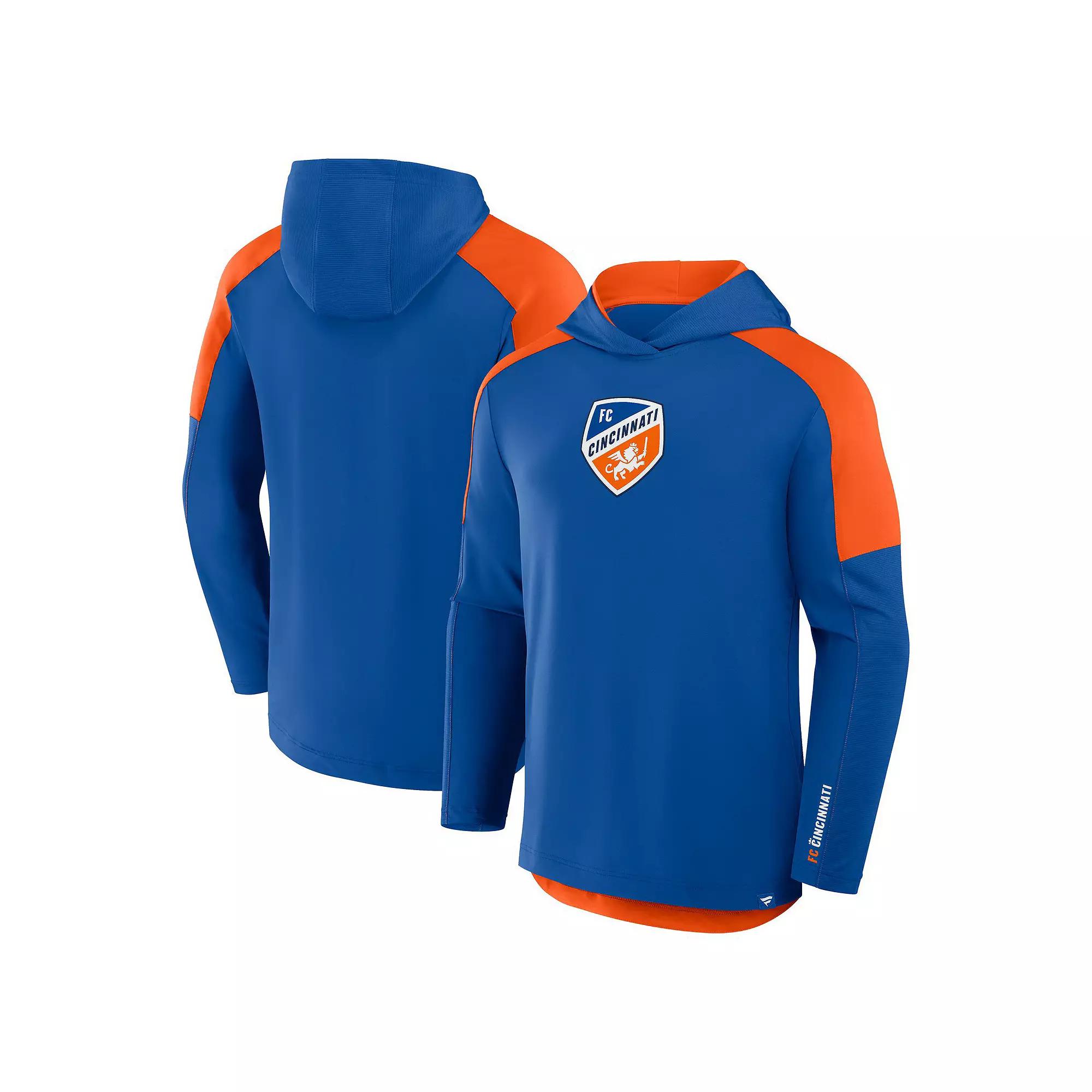 Men's Fanatics Blue FC Cincinnati Red Card Transitional Pullover Hoodie,  Product Image