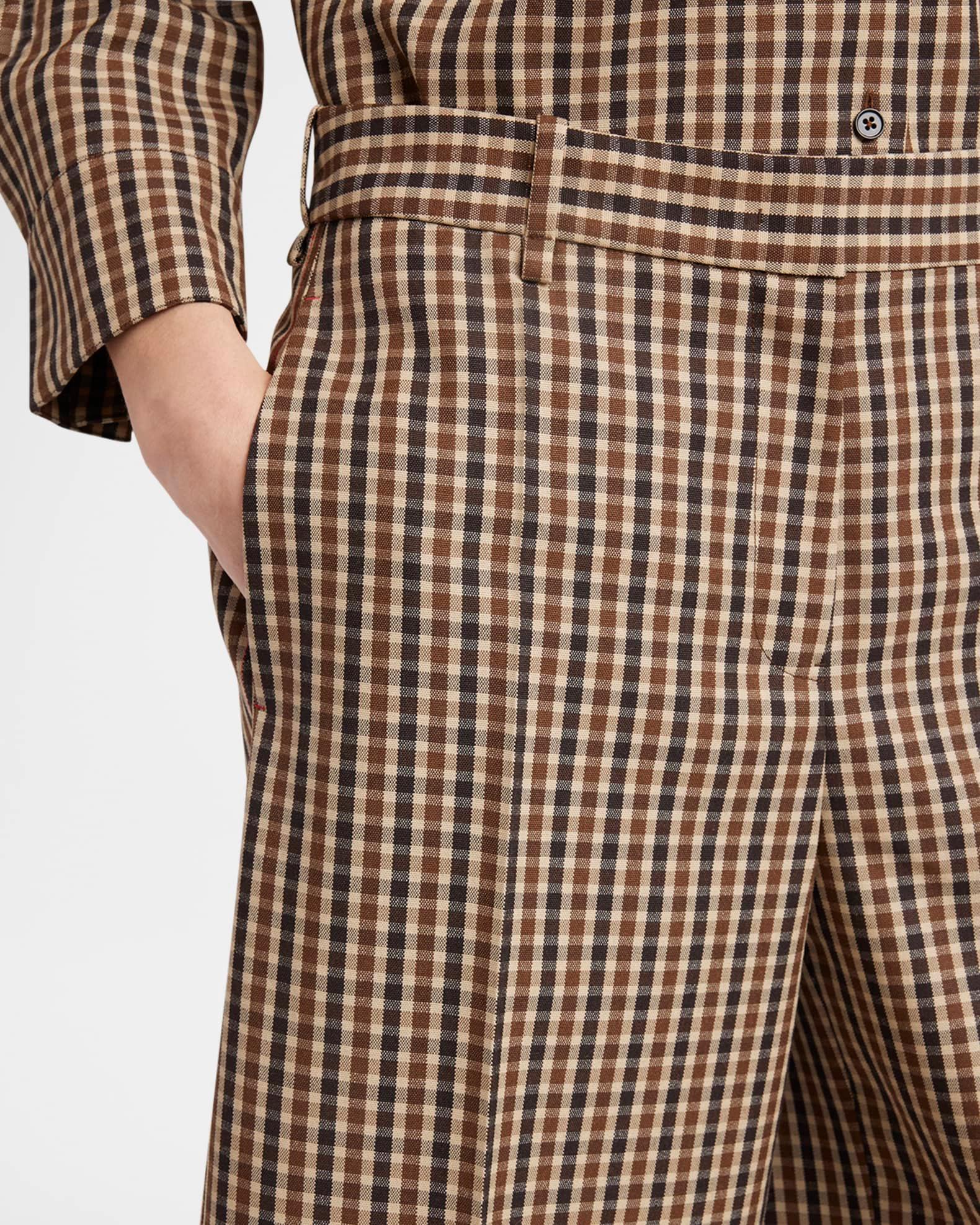 Check Straight-Leg Bermuda Shorts Product Image