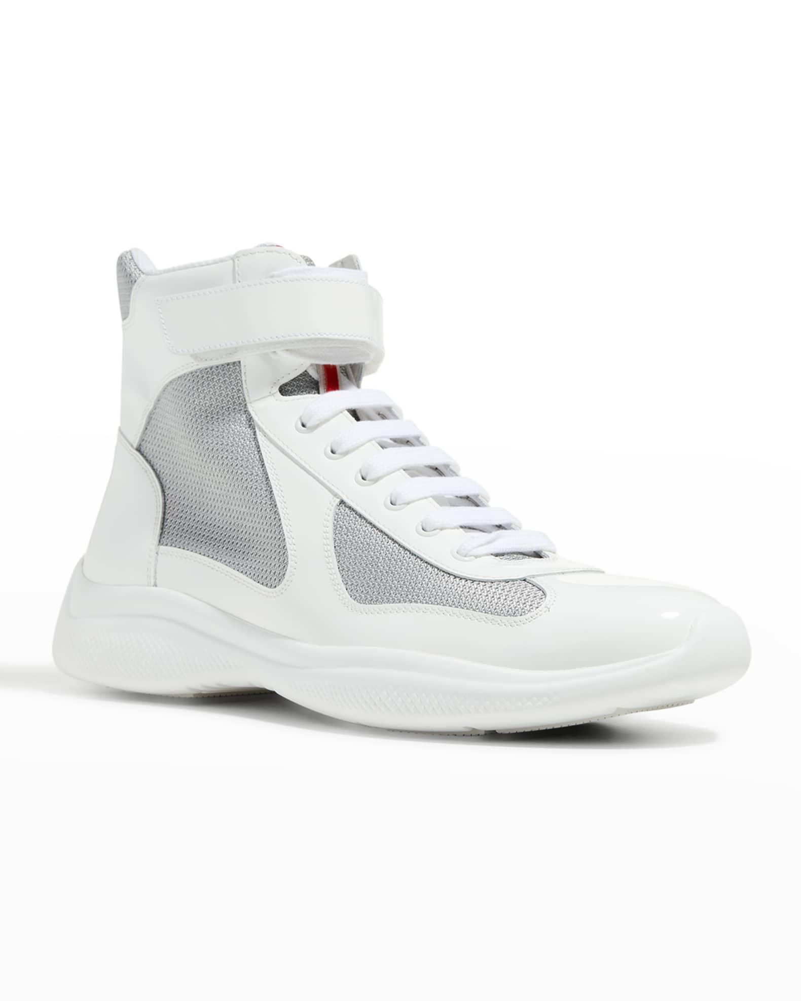 Men's America's Cup Patent Leather High-Top Sneakers Product Image