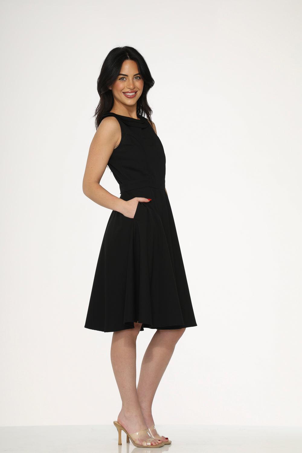 Black Swing Dress Product Image