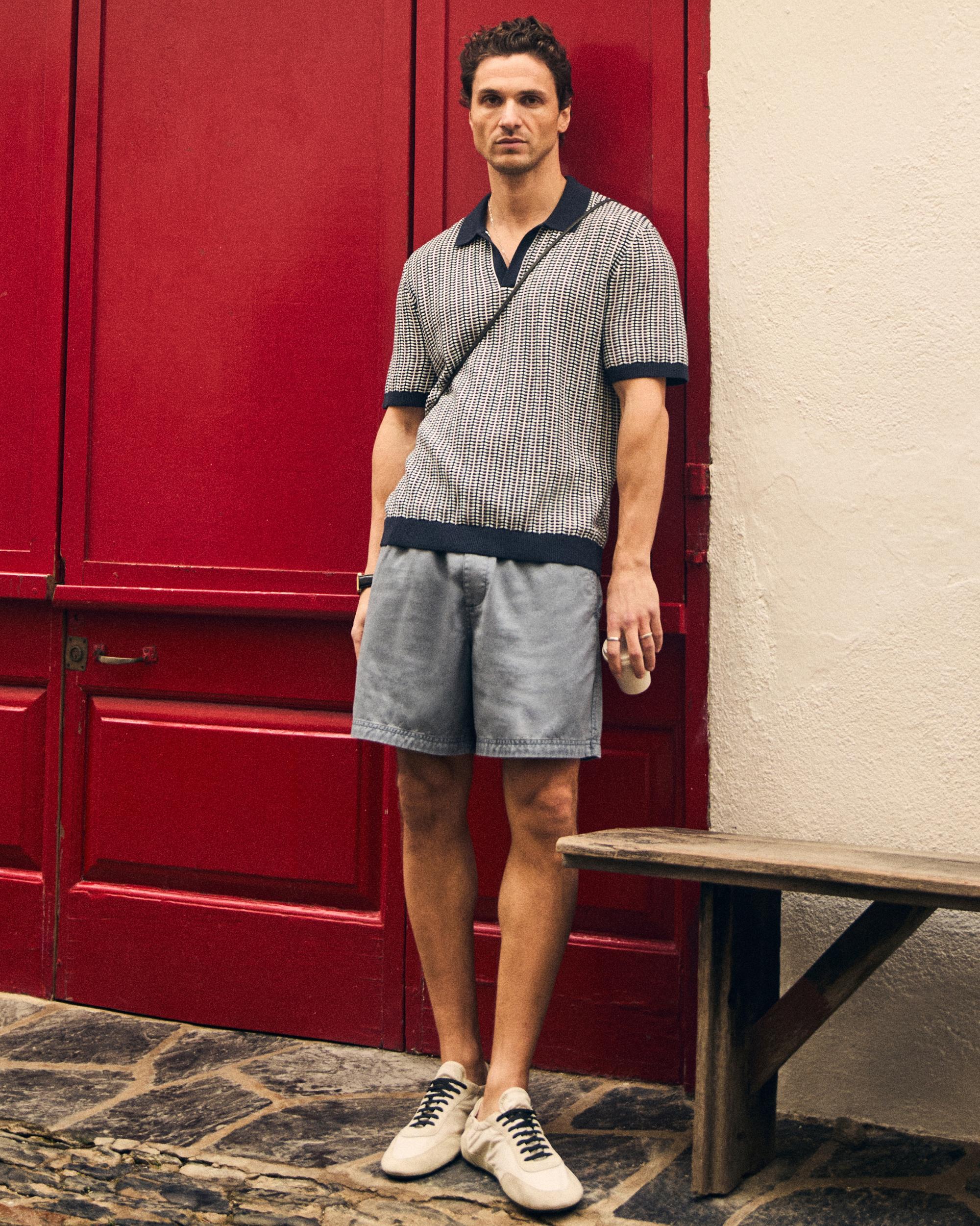 Cotton-Blend Pull-On Short Product Image