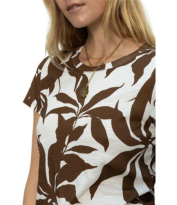 Sanctuary The Perfect Tee Crew Neck Printed Short Sleeve Top Product Image