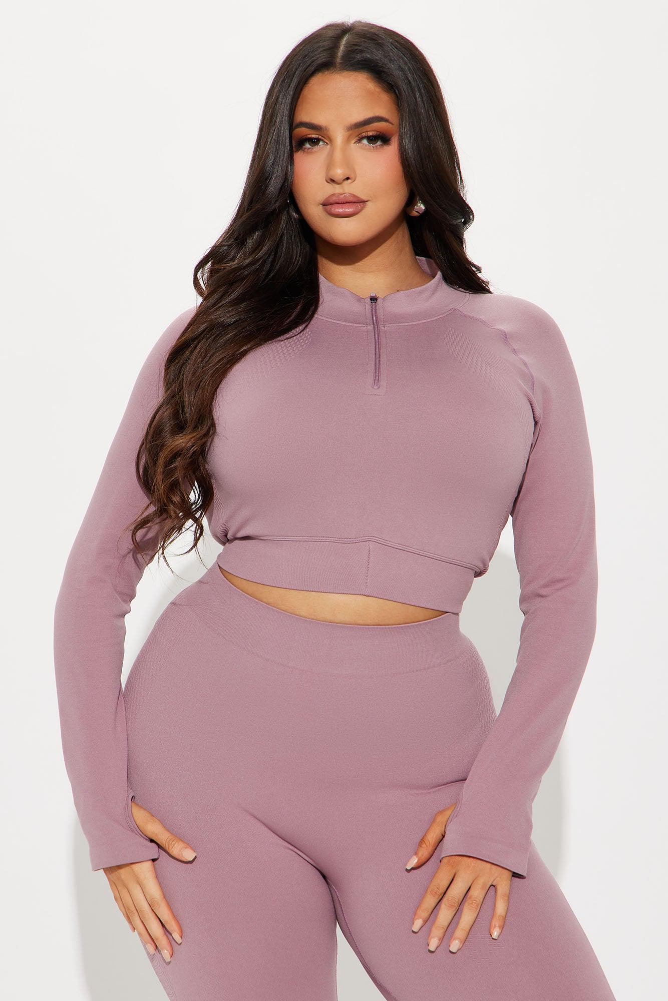 Cool Breeze Active Top - Mauve Product Image