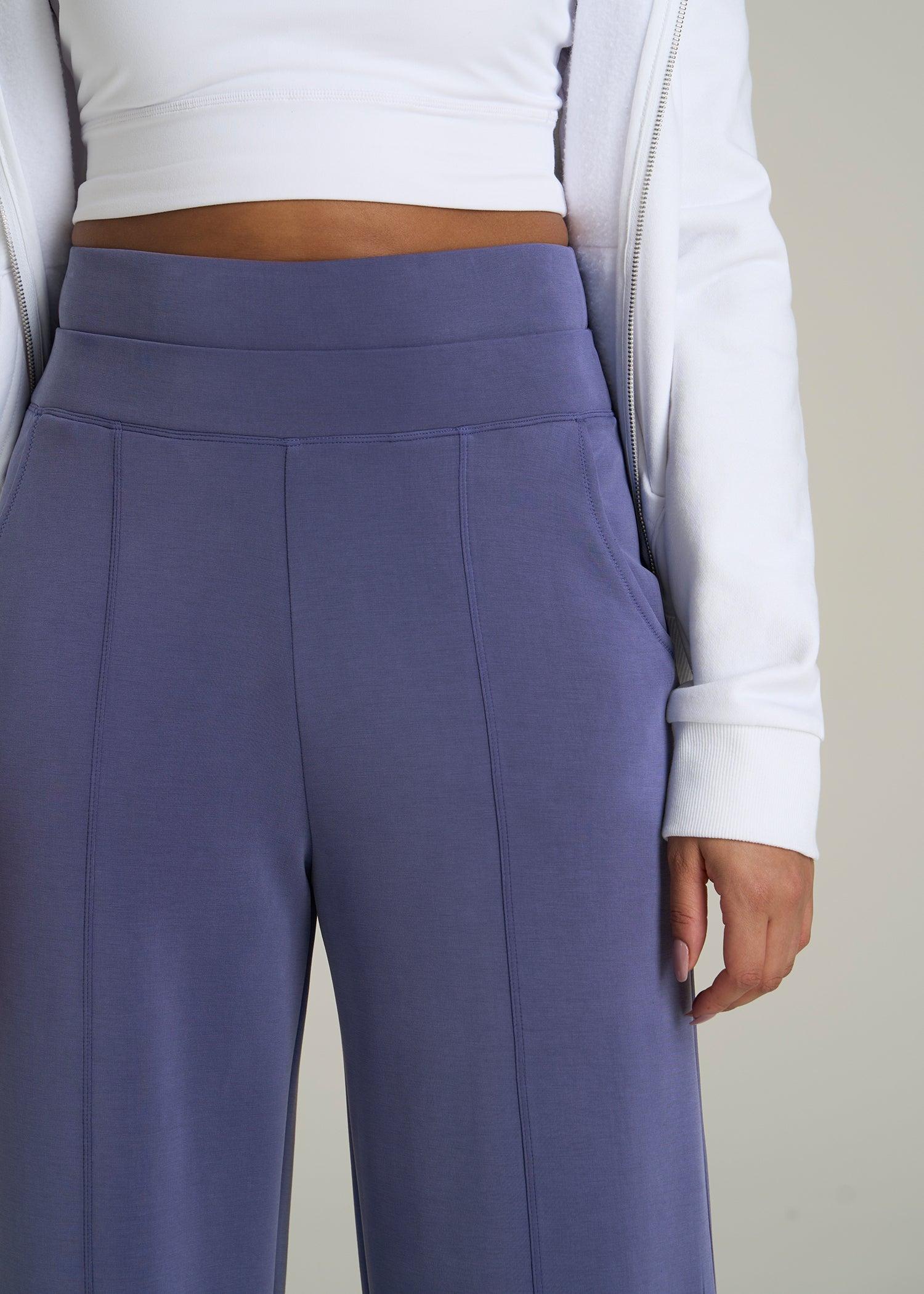 Soft Motion Wide Leg Ultra High Rise Pant for Tall Women in Future Dusk Female Product Image
