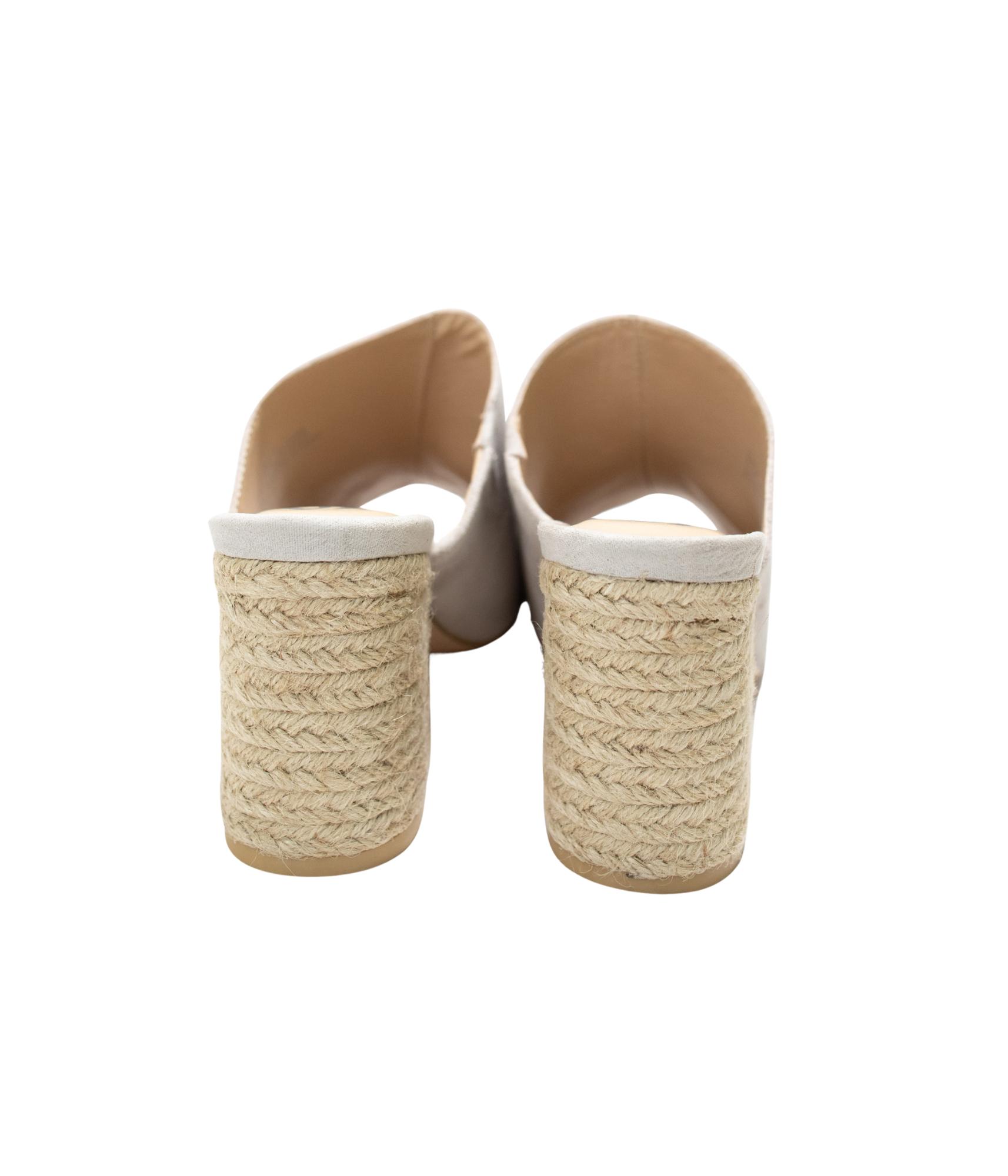 Helena Heeled Sandal in Ice Suede (Online Exclusive) Product Image