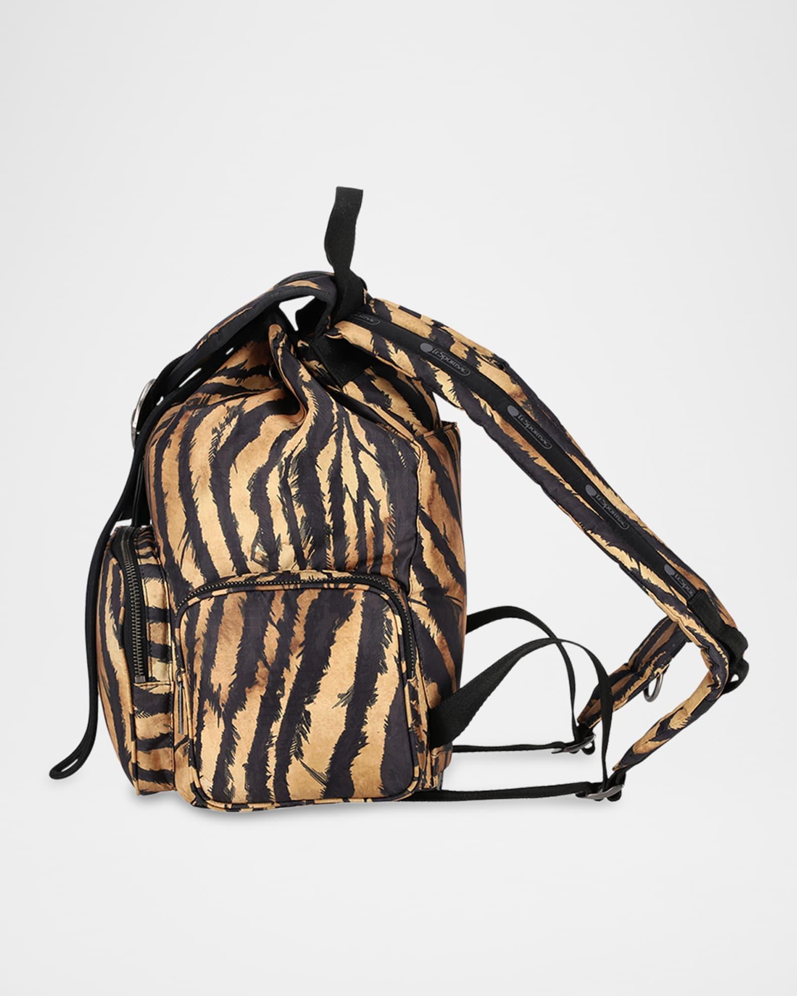 x Roberto Cavalli Napoli Zebra-Print Backpack Product Image