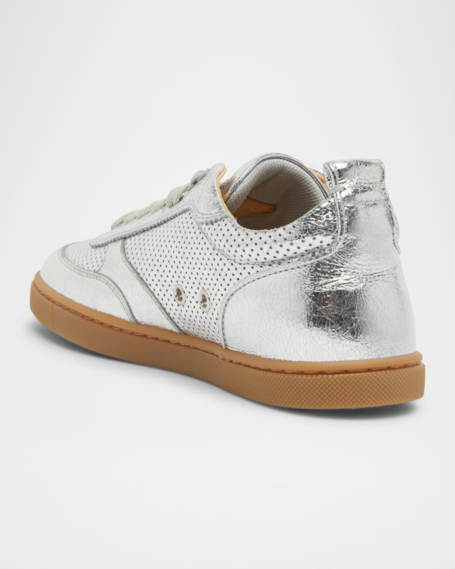 Tutti Rui Donna Metallic Red Sole Sneakers Product Image