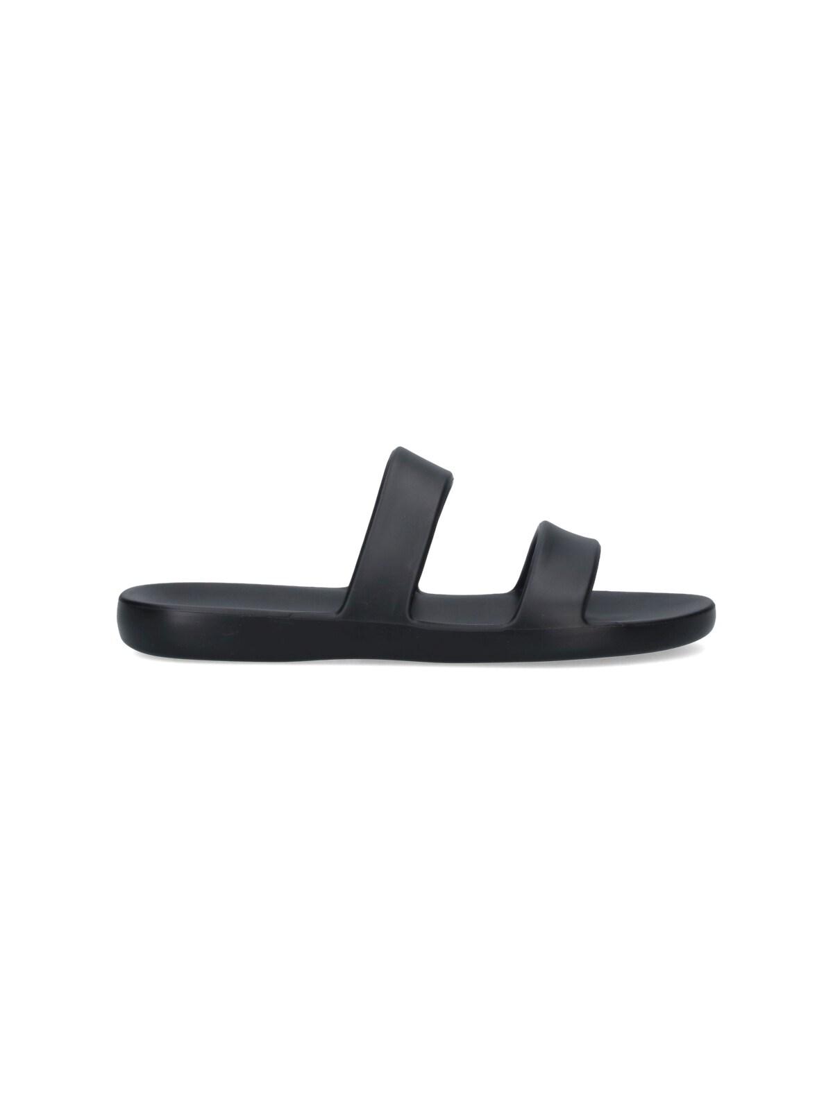 Black Foam Sandals Product Image