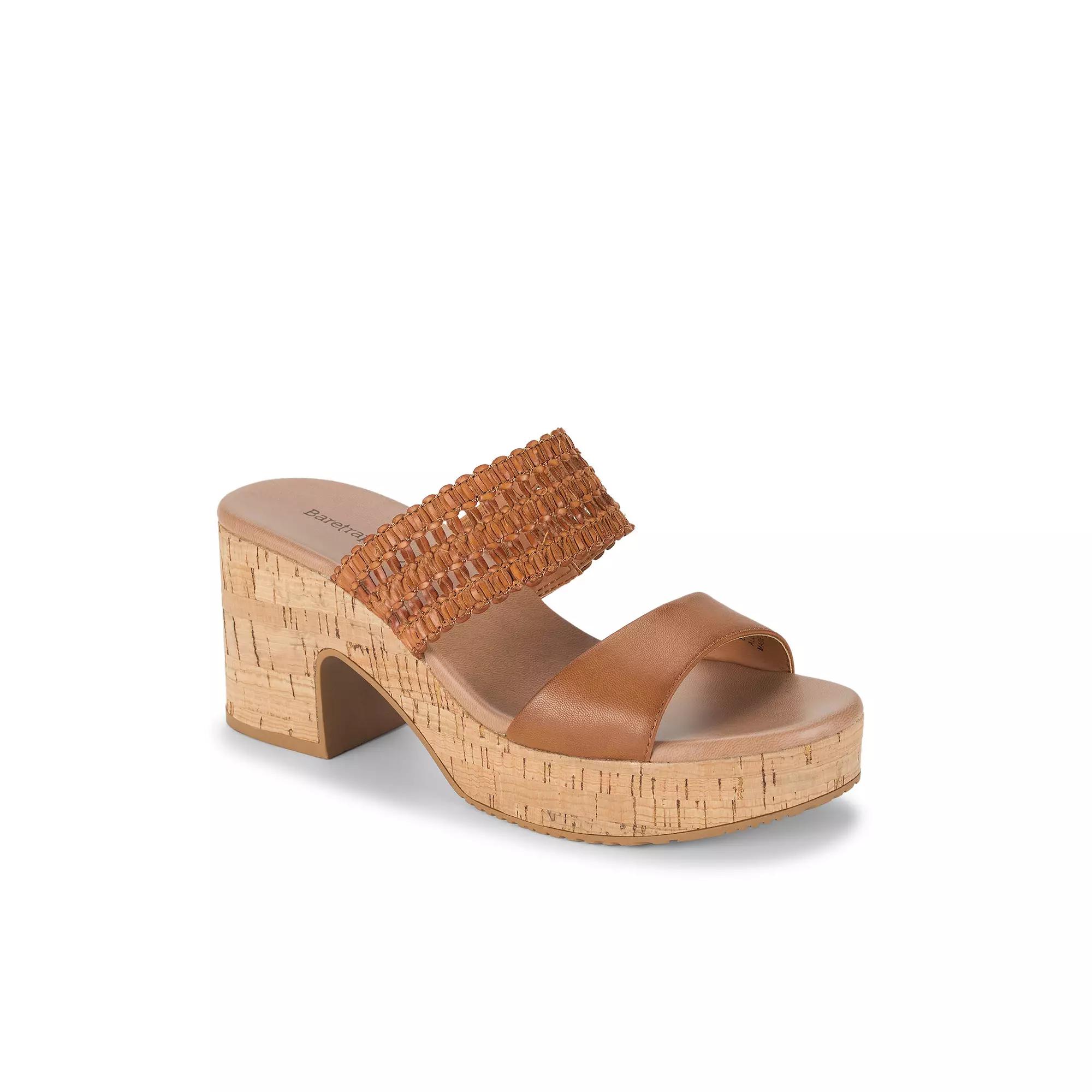 Baretraps Myles Women's Block Heel Sandals, Size: 6.5, Dark Caramel Product Image