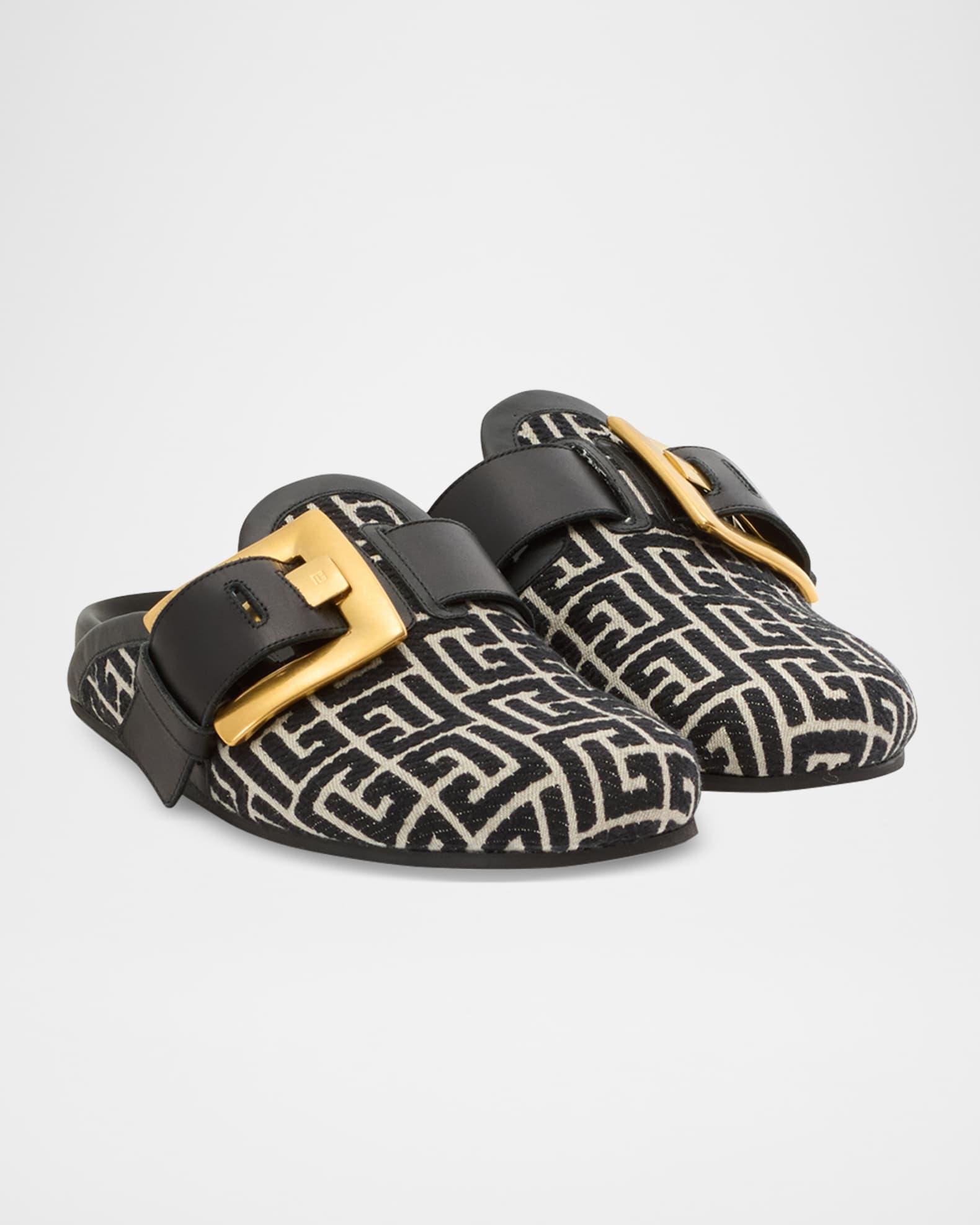 Anthem Monogram Jacquard Mules Product Image