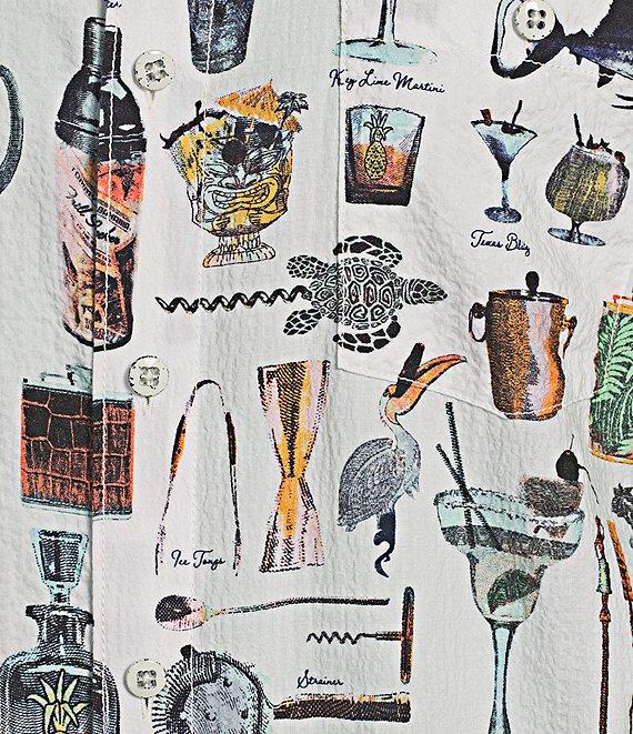 Tommy Bahama Big & Tall Nova Wave Well Stocked Short Sleeve Woven Shirt Product Image