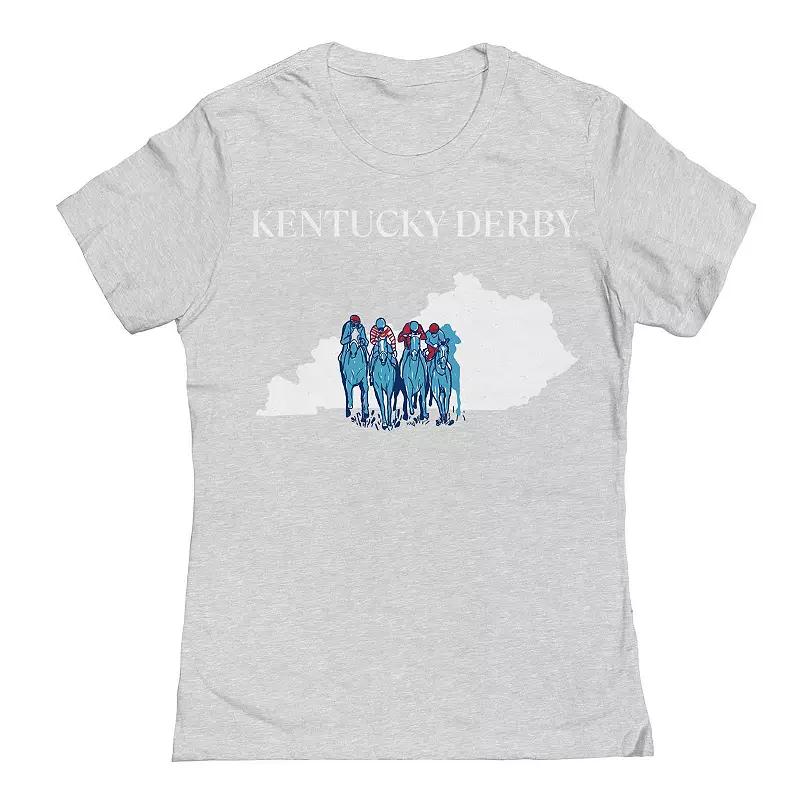Juniors' Horizontal Logo Kentucky Derby Graphic T-Shirt, Women's,  Product Image
