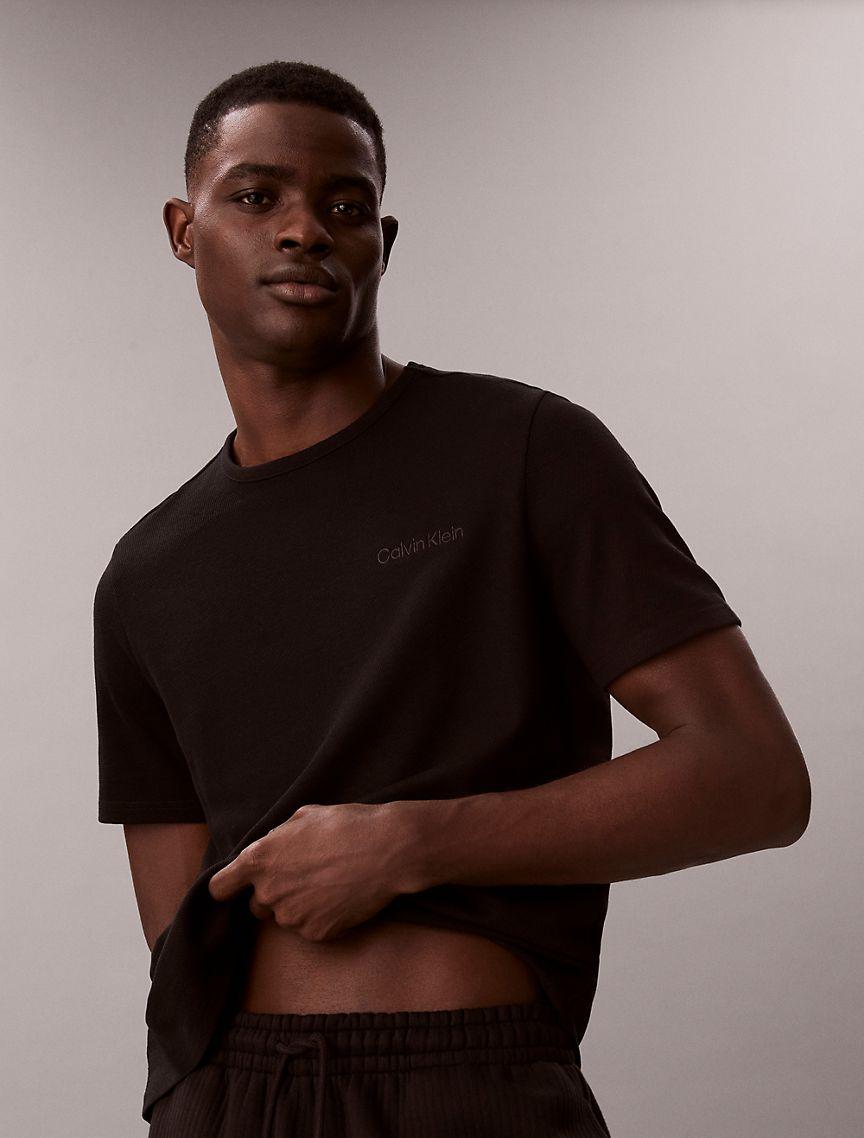 Pique Crewneck Sleep T-Shirt Product Image