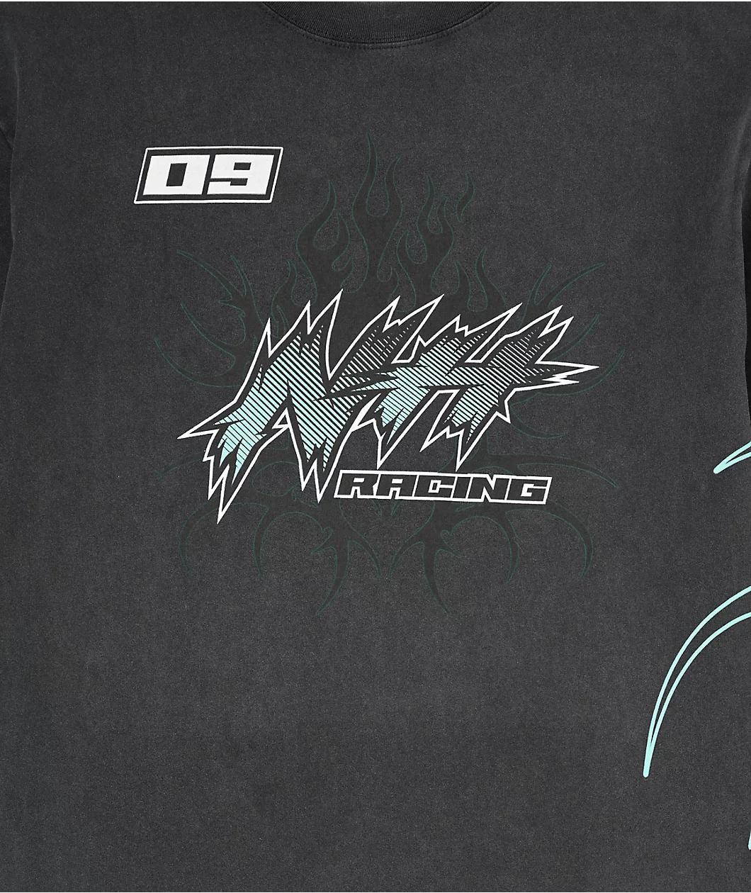 Ninth Hall Fast Lane Vintage Black T-Shirt Product Image