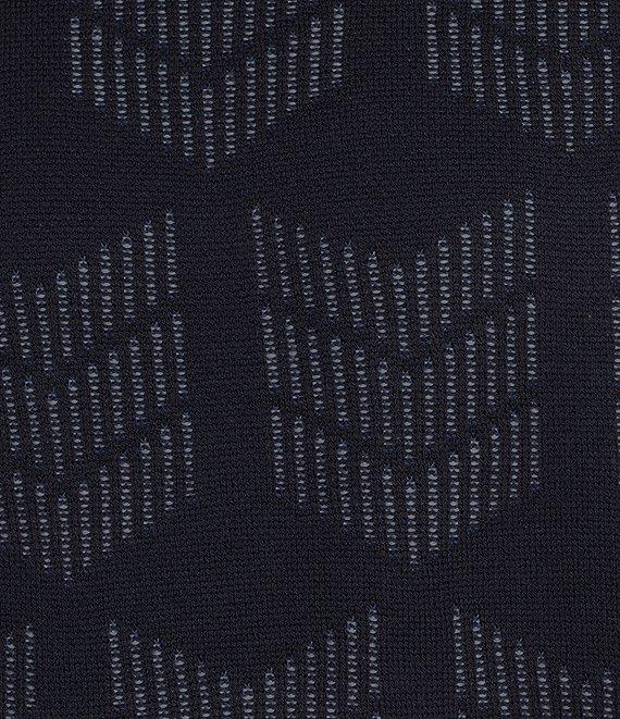 Murano Jacquard Performance Textured Long Sleeve Mock Neck Sweater Product Image