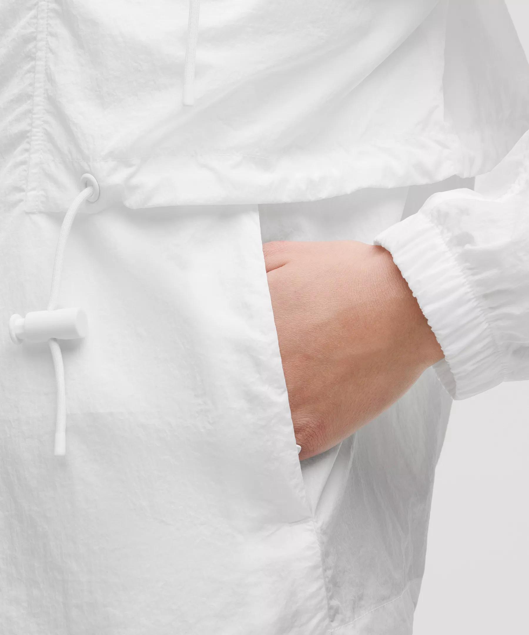 Drawstring Water-Resistant Hooded Jacket Product Image