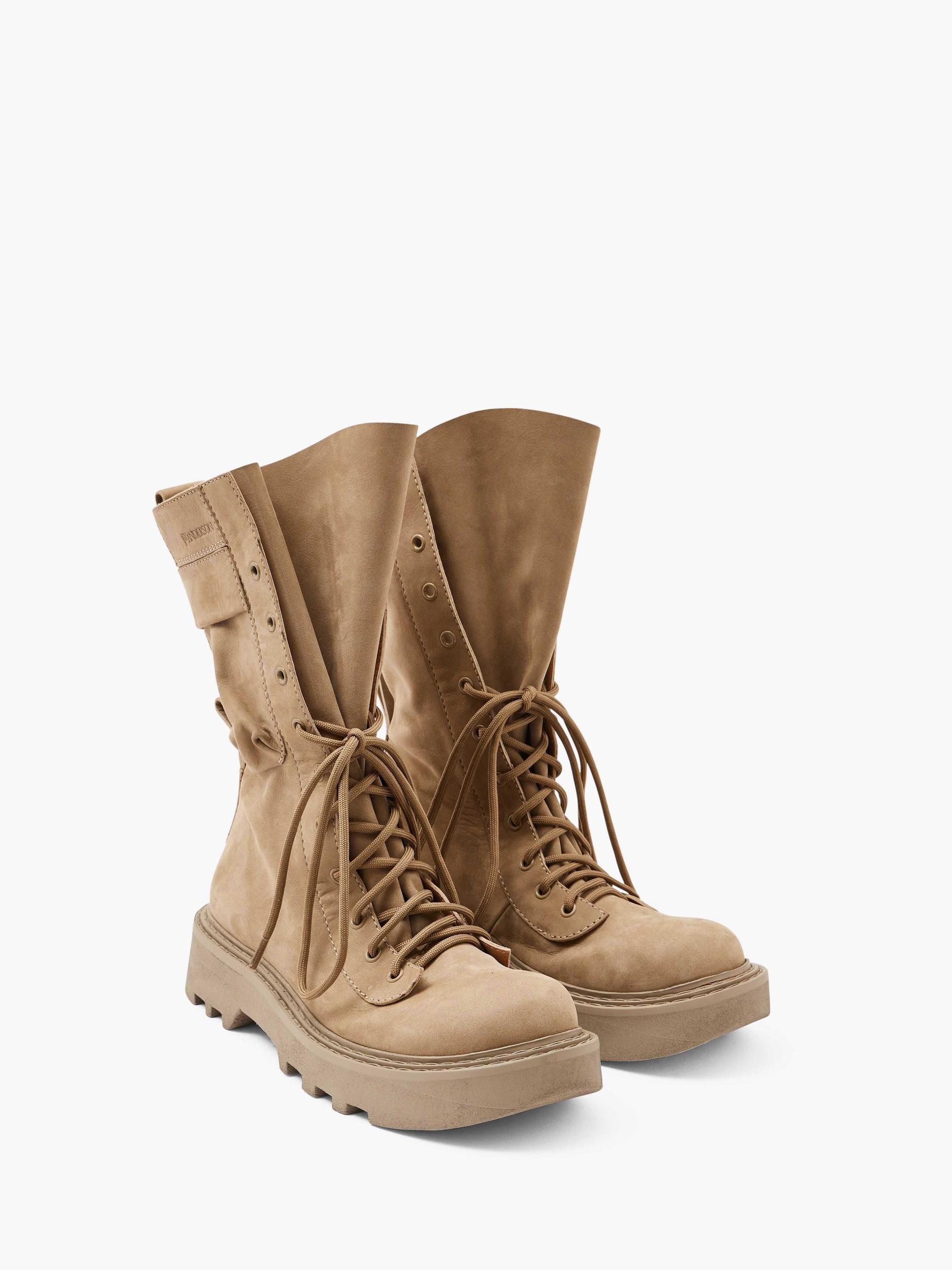 COMBAT LEATHER BOOTS Product Image